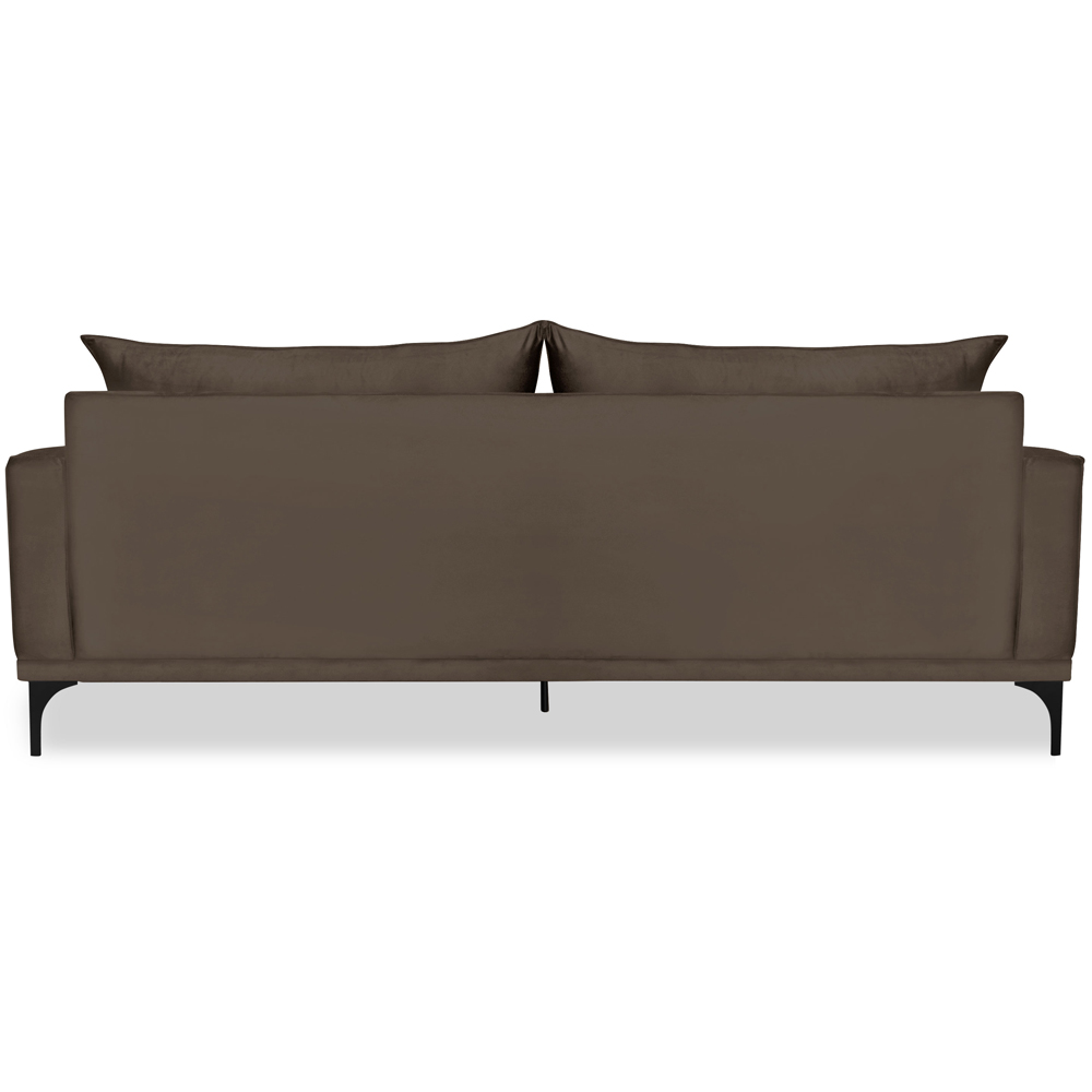 Sofa Living 3 Lugares Nori 220cm Veludo Deluxe 2231 Ezz