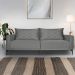 Sofa Living 3 Lugares Nori 220cm Veludo Deluxe 2938 Ezz