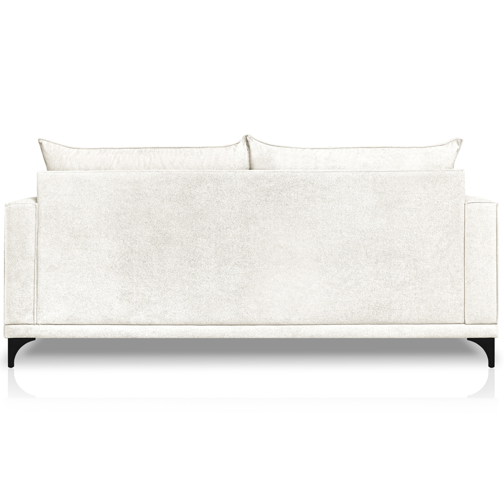 Sofa Nori 2 Lugares Pes De Ferro 180cm Linho Boucle 3300 Ezz