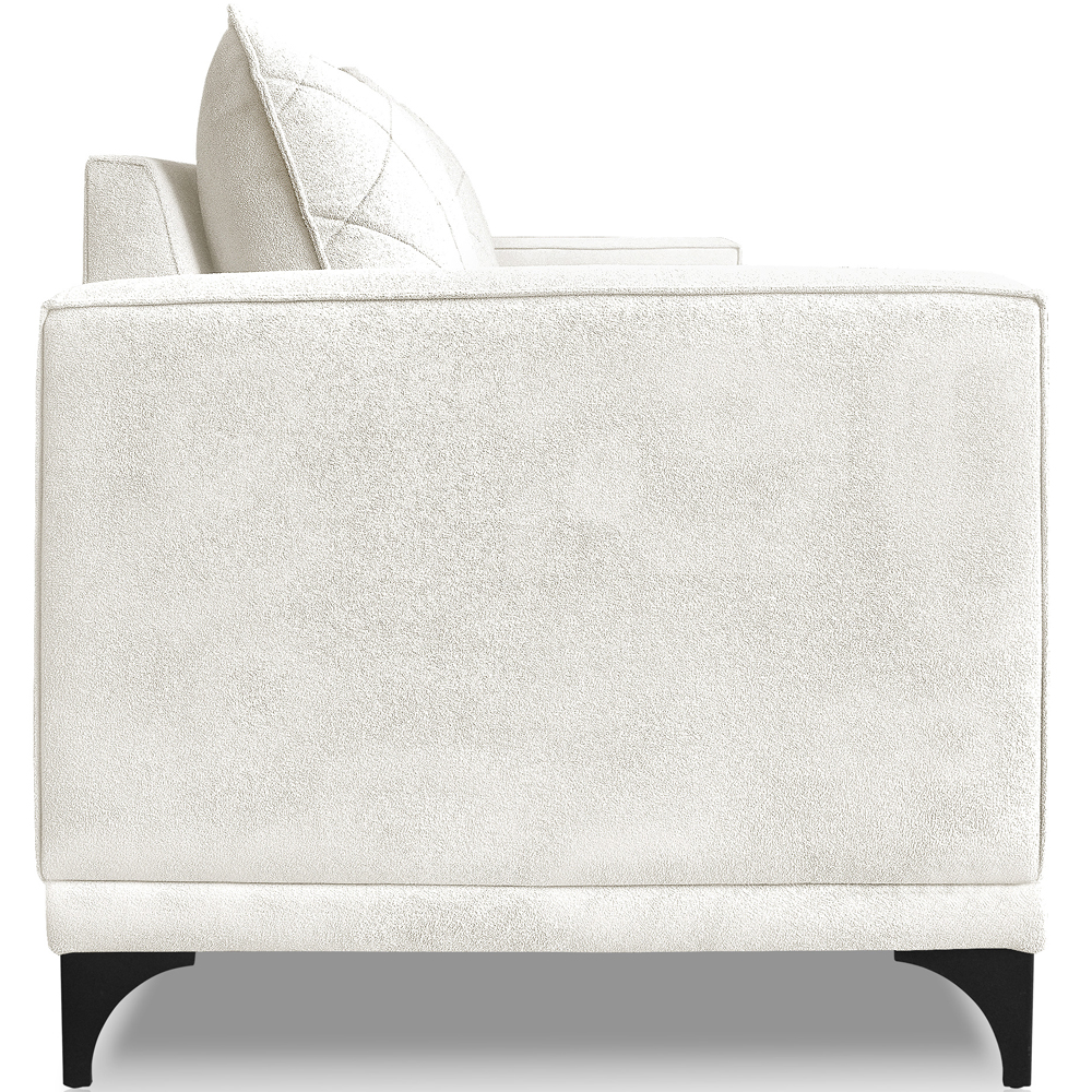 Sofa Nori 2 Lugares Pes De Ferro 180cm Linho Boucle 3300 Ezz