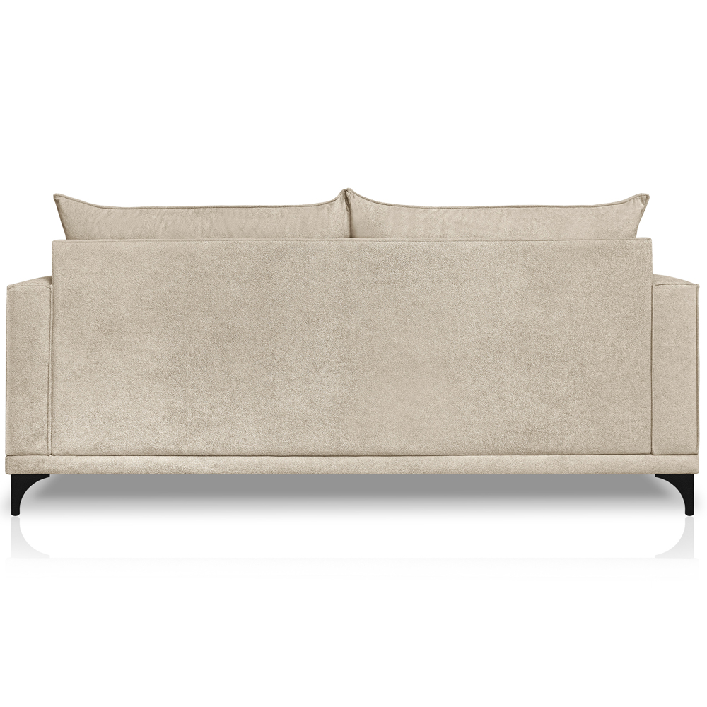 Sofa Nori 2 Lugares Pes De Ferro 180cm Linho Boucle 3301 Ezz
