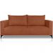 Sofa Nori 2 Lugares Pes De Ferro 180cm Linho Boucle 3303 Ezz
