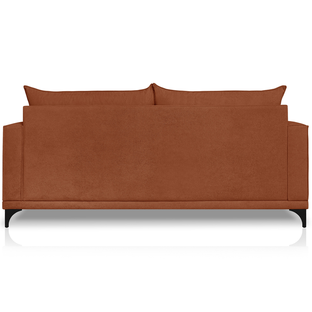 Sofa Nori 2 Lugares Pes De Ferro 180cm Linho Boucle 3303 Ezz