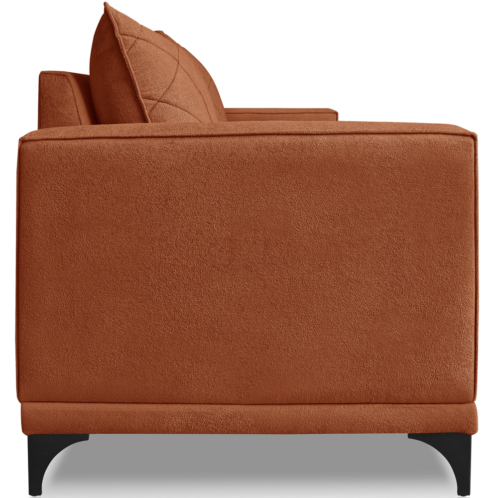Sofa Nori 2 Lugares Pes De Ferro 180cm Linho Boucle 3303 Ezz
