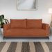 Sofa Nori 2 Lugares Pes De Ferro 180cm Linho Boucle 3303 Ezz