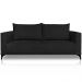 Sofa Nori 2 Lugares Pes De Ferro 180cm Linho Boucle 3304 Ezz
