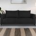 Sofa Nori 3 Lugares Pes De Ferro 200cm Linho Boucle 3304 Ezz