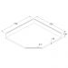 Tampo Obliquo Para Balcão de Cozinha 75 cm CD406 Riviera Dtall