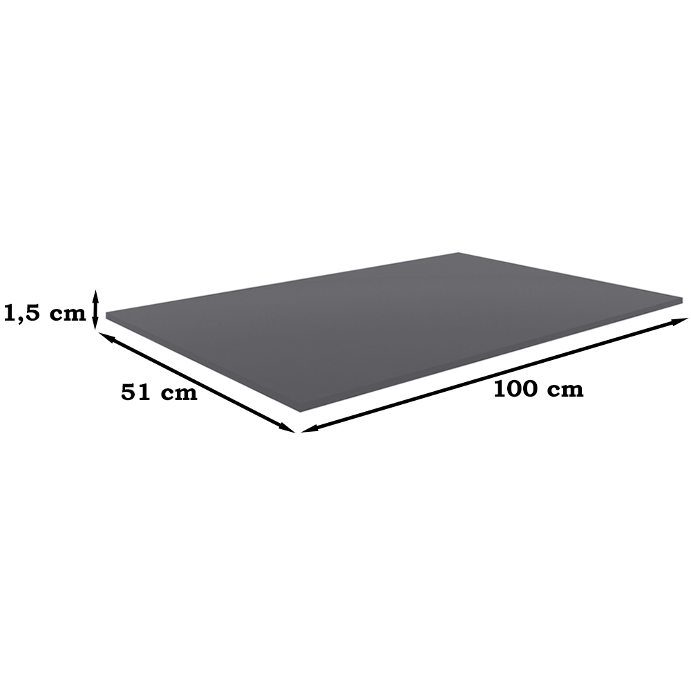 Tampo Para Balcao 100 cm Cinza REAJL