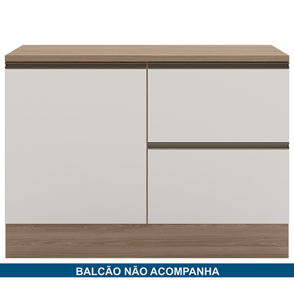 Tampo Para Balcao de Cozinha 120 cm Etti 17511 Carvalho Oak PLN