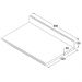 Tampo Para Balcao de Cozinha 80 cm CD403 Riviera Dtall