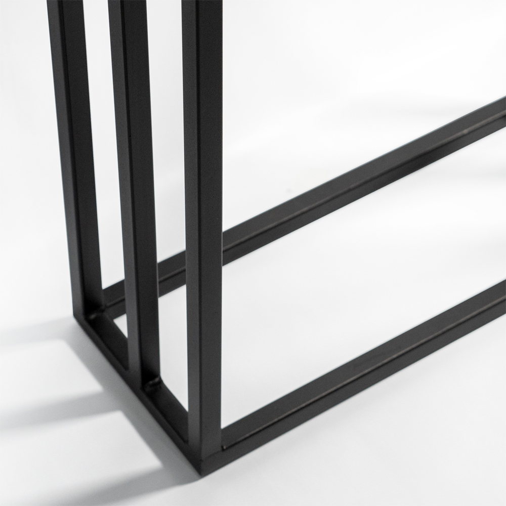 Toalheiro De Piso Triplo Banheiro Lavabo Lovell Metal Preto DHom