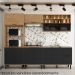Torre Quente MDF 3 Portas 80 cm Tosc TT001 Freijo Nero MXM