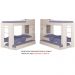 Treliche Solteiro Cabeceira Bau 1 Porta 225x87 CM15 Branco Dtall