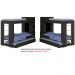 Treliche Solteiro Cabeceira Bau 1 Porta 225x87 CM15 Preto Dtall