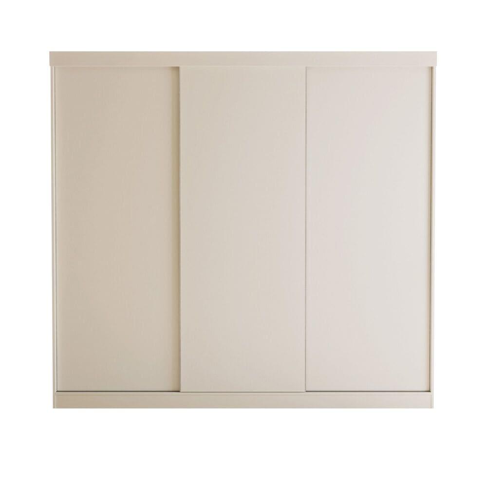 Guarda Roupa 3 Portas de Correr 4 Gavetas Cronos Minastex Branco