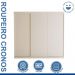 Guarda Roupa 3 Portas de Correr 4 Gavetas Cronos Minastex Branco