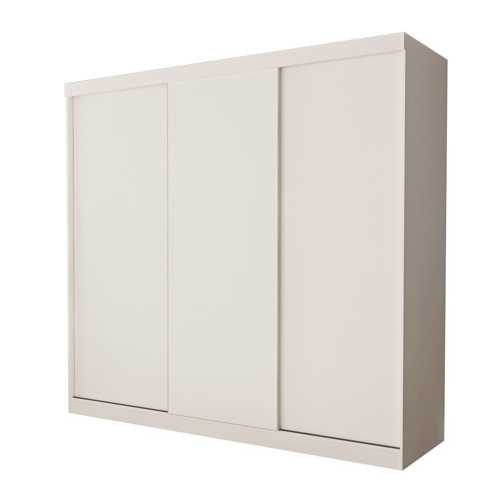 Guarda Roupa 3 Portas de Correr 4 Gavetas Itália Minastex Branco