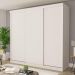 Guarda Roupa 3 Portas de Correr 4 Gavetas Itália Minastex Branco