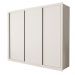 Guarda Roupa 3 Portas de Correr 6 Gavetas Nápoli Minastex Branco