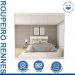 Guarda Roupa 3 Portas de Correr Todo Espelhado 4 Gavetas Rennes Minastex Branco