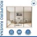 Guarda Roupa 3 Portas de Correr Todo Espelhado 6 Gavetas Ravena Minastex Branco