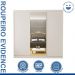Guarda Roupa 3 Portas de Correr com Espelho Central 4 Gavetas Evidence Minastex Branco