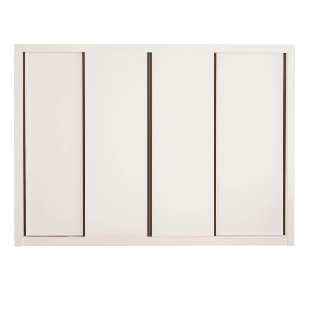 Guarda Roupa 4 Portas de Correr 4 Gavetas Nápoli Minastex Branco