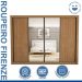 Guarda Roupa 4 Portas de Correr com Espelhos 4 Gavetas Firenze Minastex Carvalho