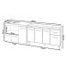Armário Camila Cozinha Gabinete de Pia 140 cm e Balcão para Cooktop 4 Bocas e Forno ou Microondas Alana Branco 