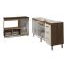 Balcão Armário Gabinete de Pia 150 cm Deise e Balcão Alana Para Fogão Cooktop 4 Bocas e Forno Elétrico Savana Off White 