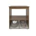 Balcão Armário Gabinete para Microondas e Forno Elétrico Cozinha Amanda Mobília Decor Savana Off White 