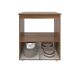 Balcão Armário Gabinete para Microondas e Forno Elétrico Cozinha Amanda Mobília Decor Savana Preto 