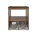 Balcão Armário para Fogão Cooktop 5 Bocas e Forno Elétrico Cozinha Evelyn Mobília Decor Savana Off White 