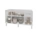 Balcão Cozinha Armário Gabiente Pia de 140 cm com 4 Portas e 1 Gavetas Camila Branco 