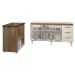 Balcão Cozinha Armário Gabinete de Pia 160 cm Estela e Balcão para Fogão Cooktop 5 Bocas Evelyn Savana Off White 