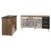 Balcão Cozinha Armário Gabinete de Pia 160 cm Estela e Balcão para Fogão Cooktop 5 Bocas Evelyn Savana Preto 