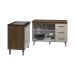Balcão Para Cooktop 4 Bocas Fran e Armário Bruna 118 cm Cozinha Gabinete Savana Off White com Tampo Tampão Savana 