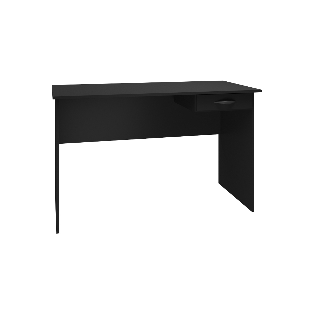 Mesa para Escritório Home Office Estudo ou Trabalho 120 cm Modelo Olivia Preto Mobília Decor 
