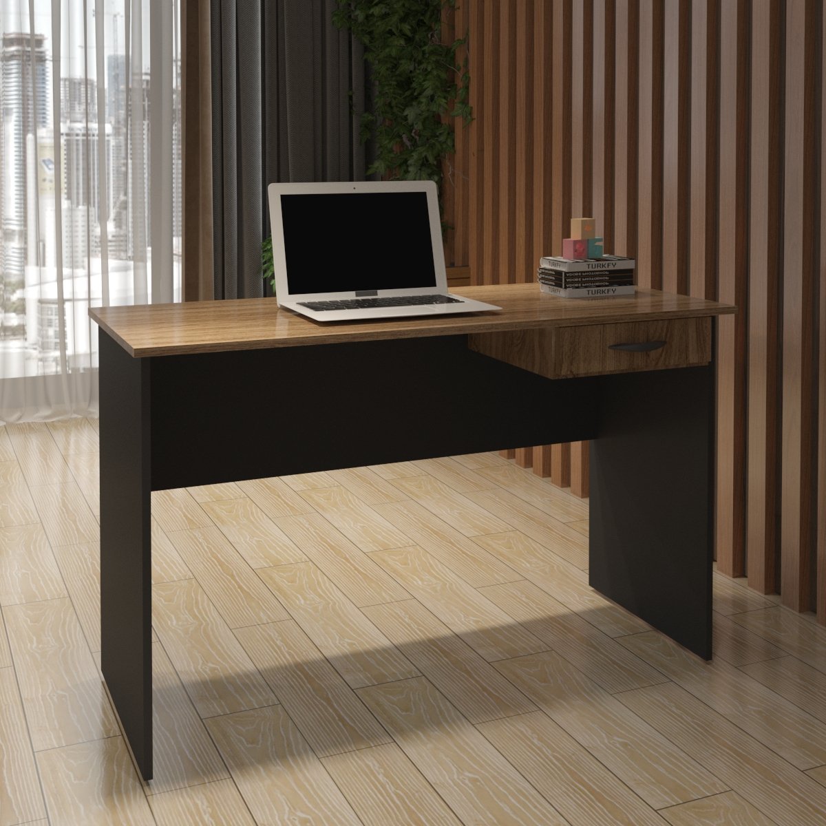 Mesa para Escritório Home Office Estudo ou Trabalho 120 cm Modelo Olivia Savana Mobília Decor 
