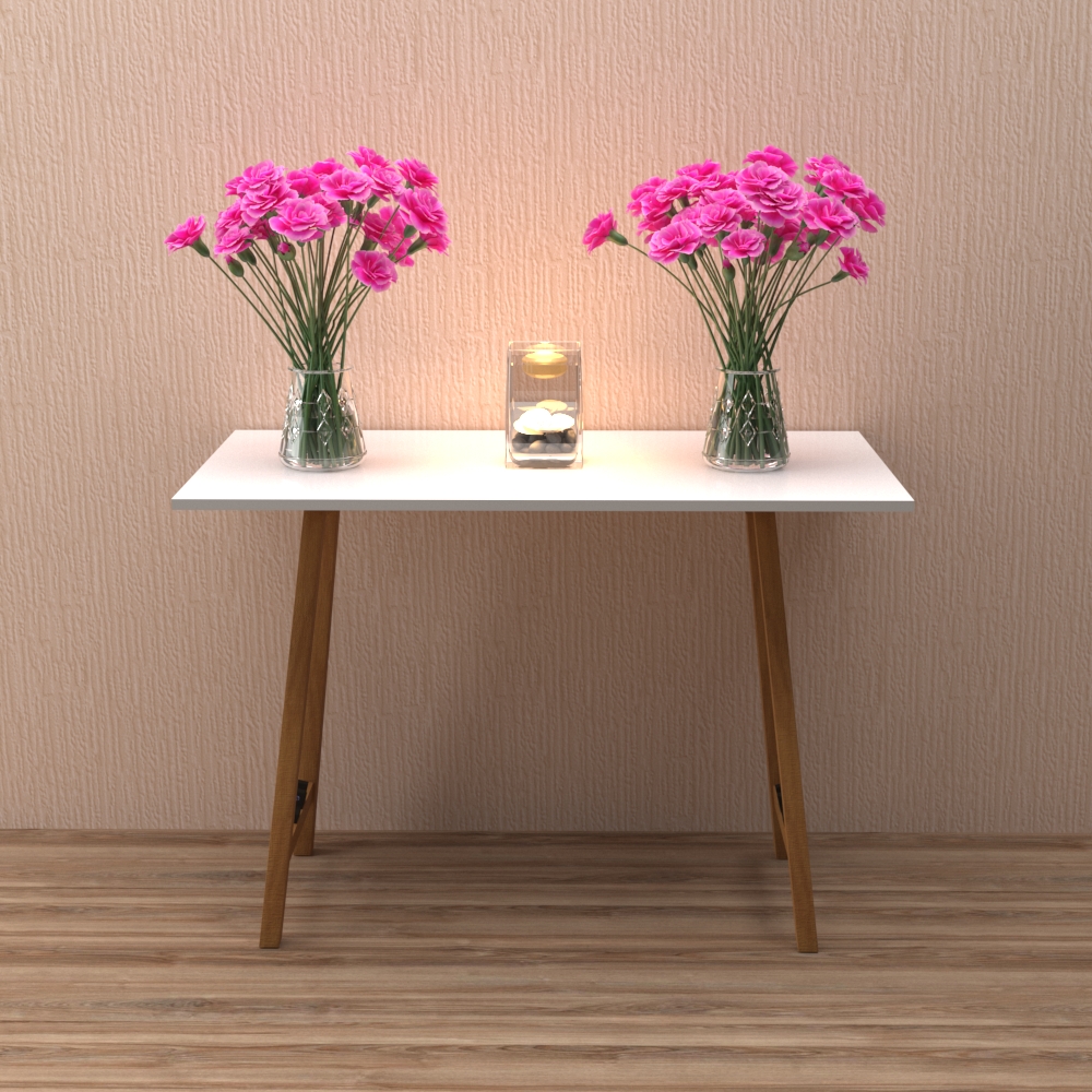 Tampo Tampão MDP 15 mm Mobília Decor Para Balcão de 120 cm Branco 
