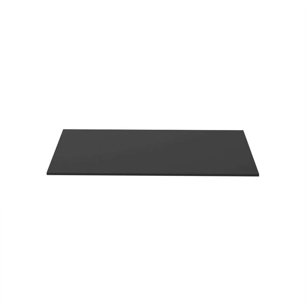 Tampo Tampão MDP 15 mm Mobília Decor Para Balcão de 120 cm Preto 