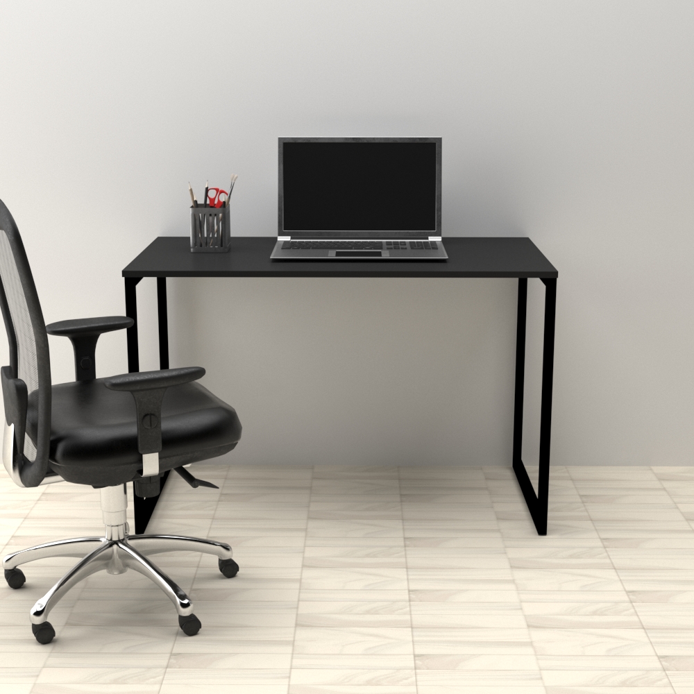 Tampo Tampão MDP 15 mm Mobília Decor Para Balcão de 120 cm Preto 