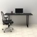 Tampo Tampão MDP 15 mm Mobília Decor Para Balcão de 140 cm Preto 