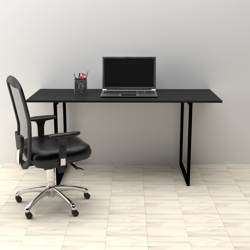 Tampo Tampão MDP 15 mm Mobília Decor Para Balcão de 140 cm Preto 