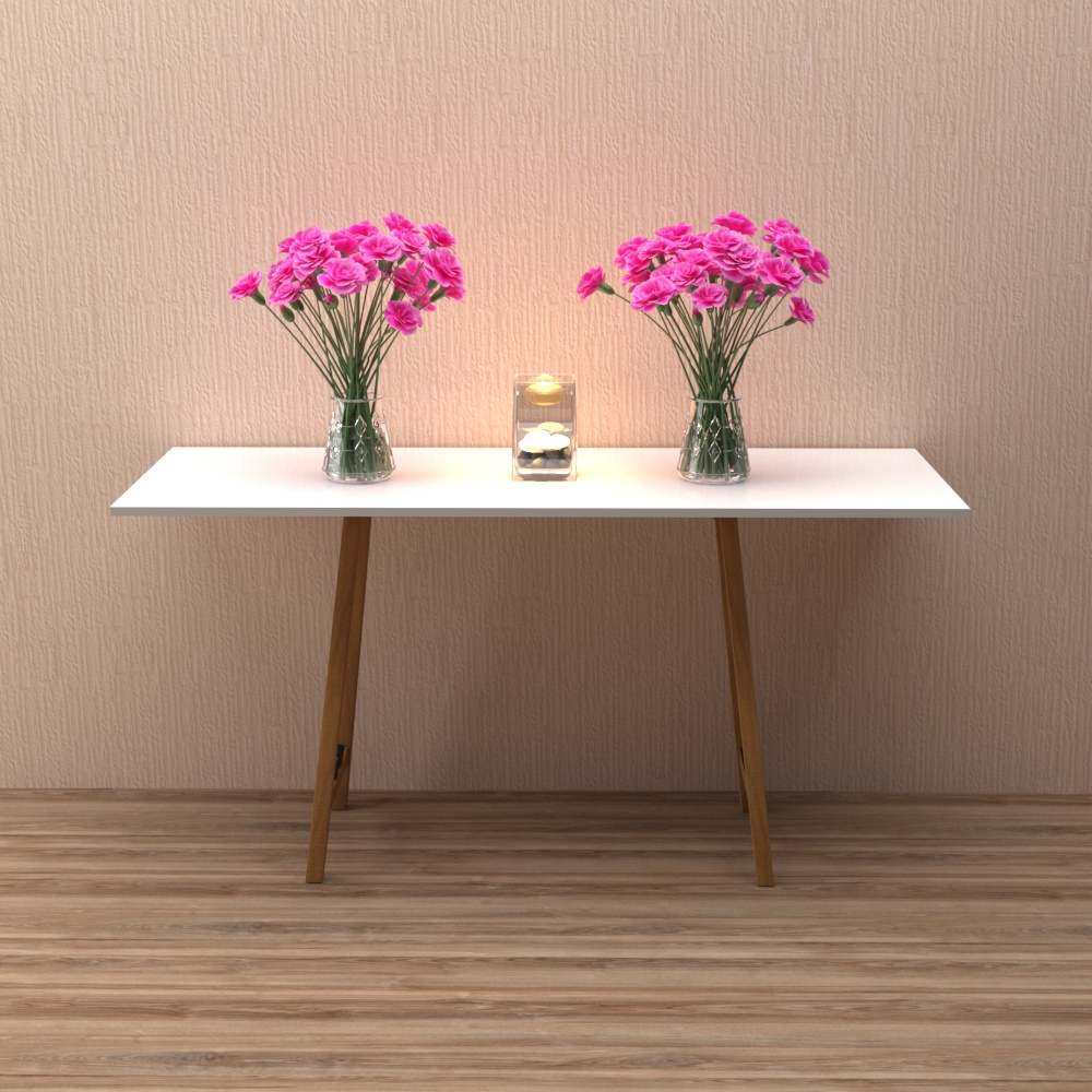 Tampo Tampão MDP 15 mm Mobília Decor Para Balcão de 150 cm Branco 