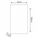 Tampo Tampão MDP 15 mm Mobília Decor Para Balcão de 160 cm Branco 