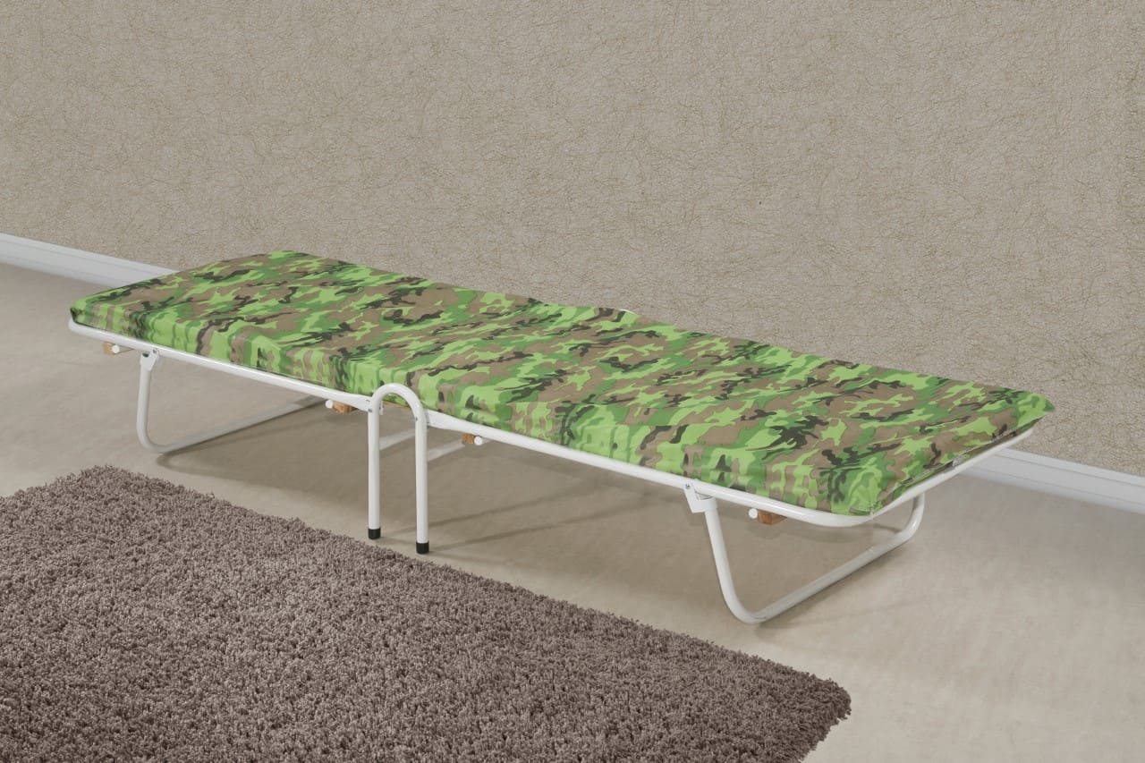 Cama Dobrável Camping Acampamento Portátil Com Colchão