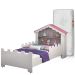 Cama Infantil Menina Princesa Magia Casa Colchão D20