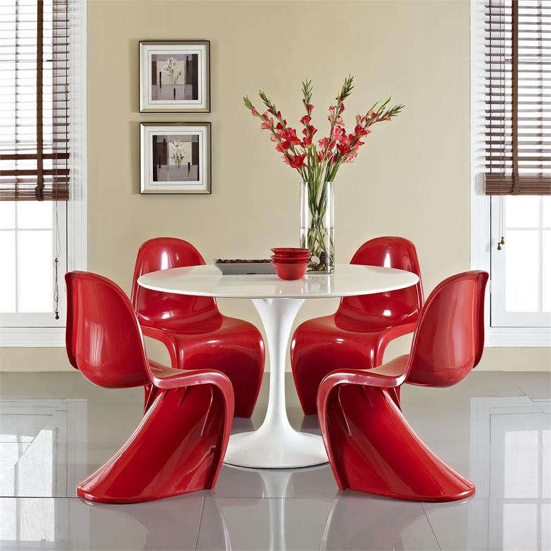 Cadeira Panton - Vermelho brilho